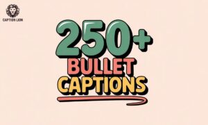 Bullet Captions For Instagram
