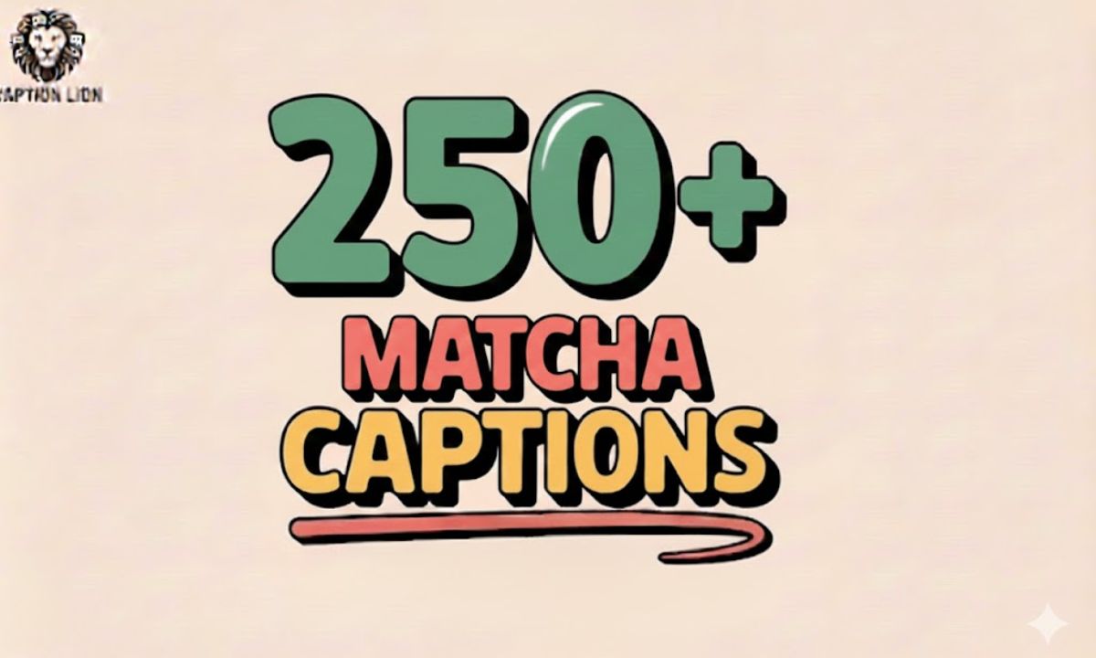 Matcha Captions for Instagram