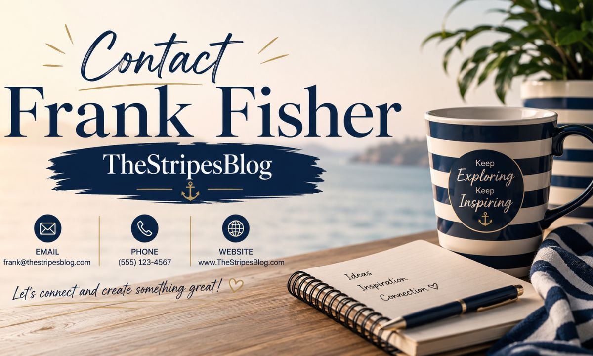 Contact Frank Fisher TheStripesBlog