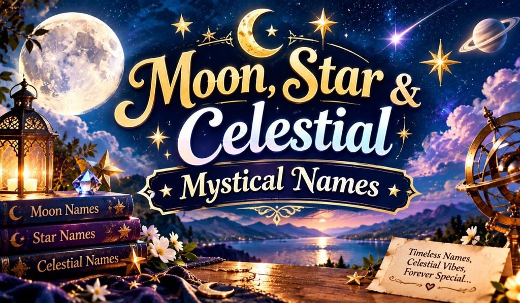 Moon, Star & Celestial Mystical Names