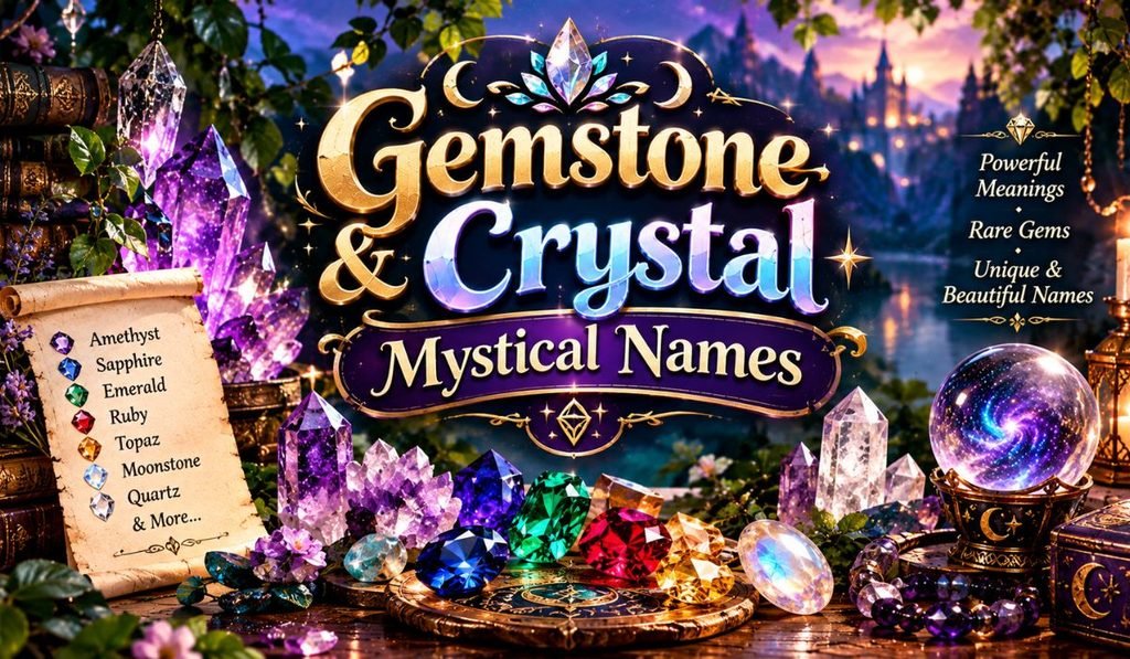Gemstone & Crystal Mystical Names