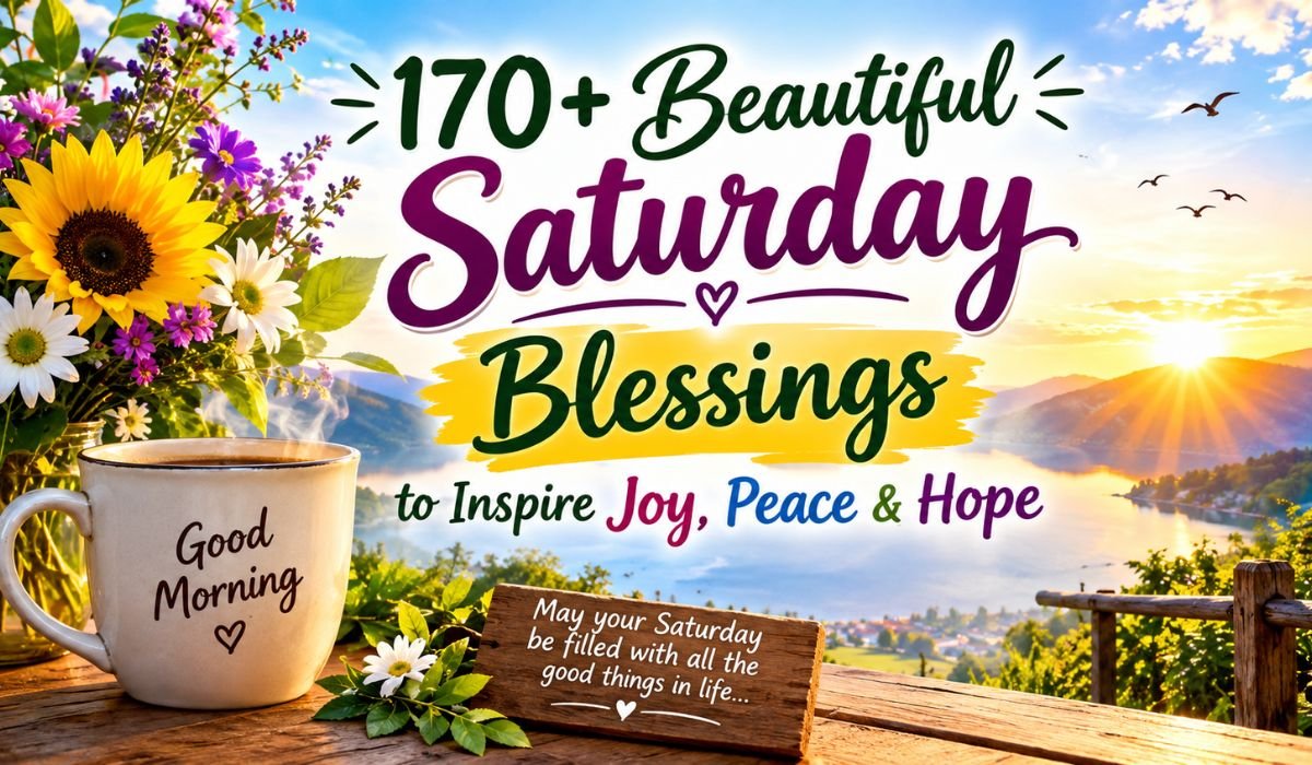 170+ Beautiful Saturday Blessings to Inspire Joy, Peace & Hope